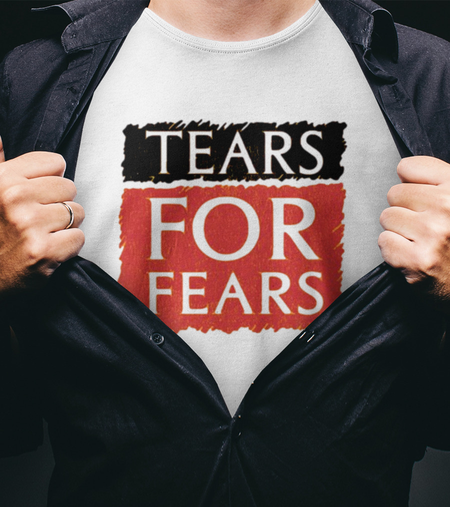 TEARS FOR FEARS Iconic Logo On Black T-Shirt