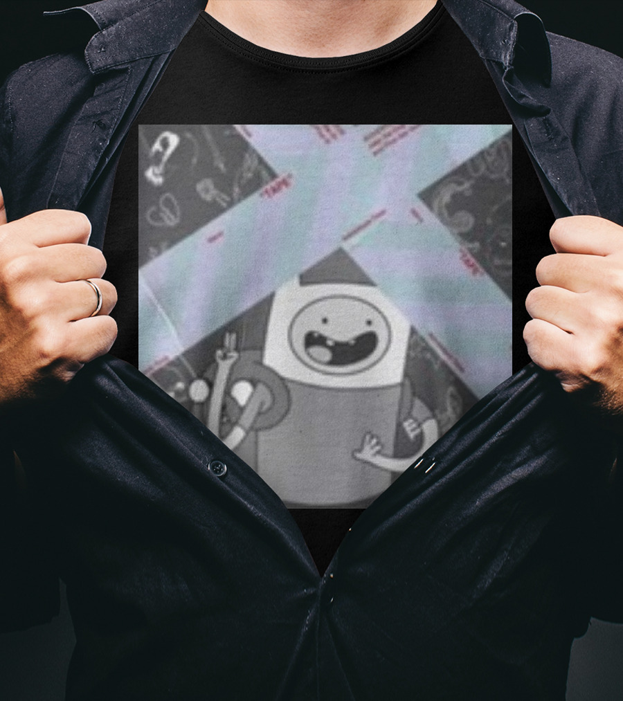 Flinn X Uzi Goofyahhtees Adventure Time Mashup T-Shirt