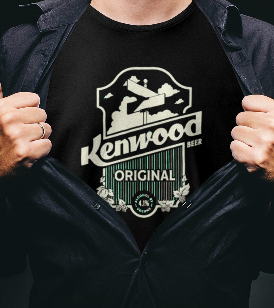 Kenwood Beer Original Kelly Green Alcohol Volume 4.1% T-Shirt