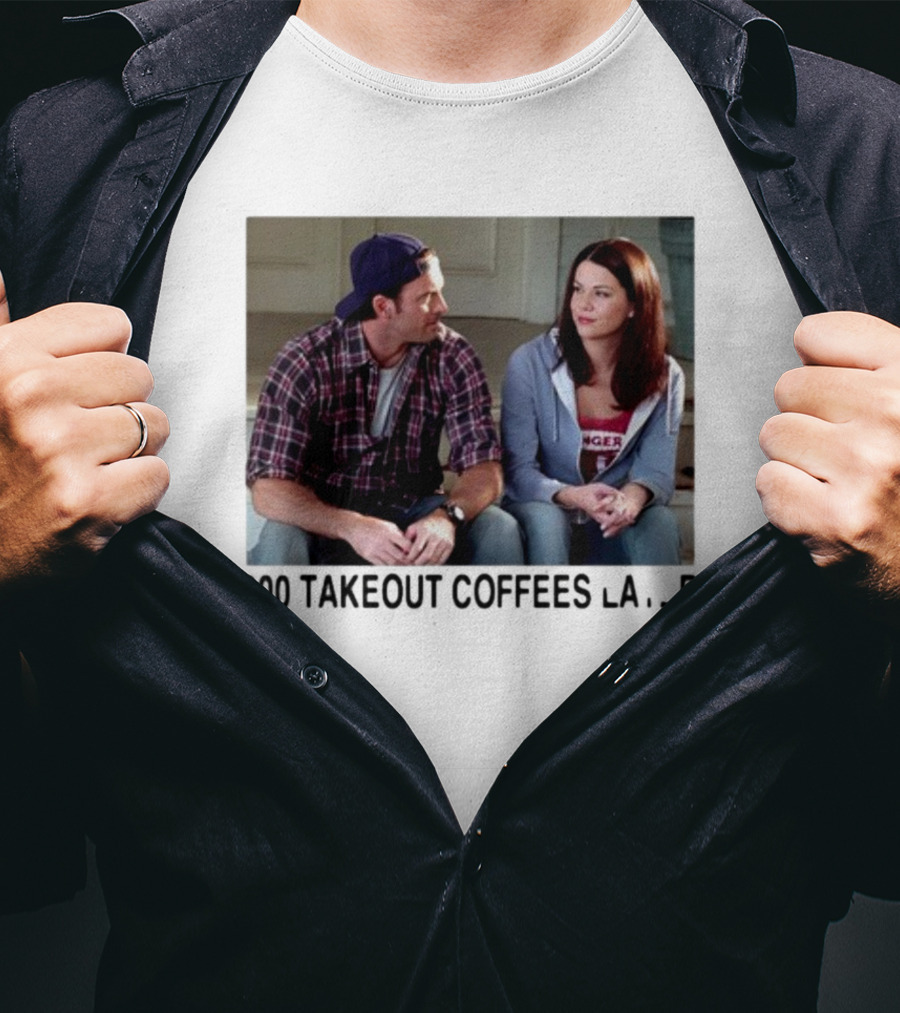 300 Takeout Coffees Later Luke And Lorelai Gilmore Girls T-Shirt
