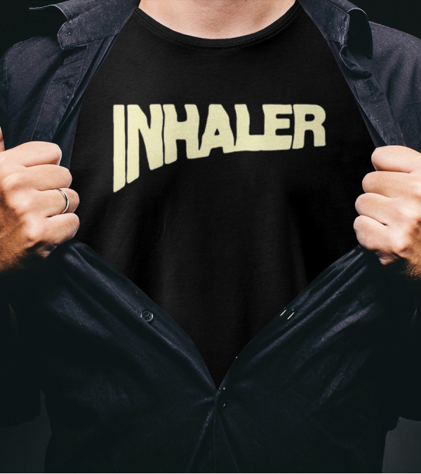 Inhaler Glas-Gow In Ecstasy Neon Typography T-Shirt