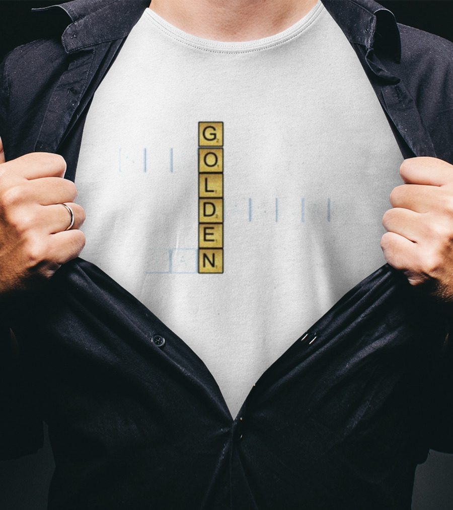 Niico Golden Dansby Ian Scrabble Tiles Crossword T-Shirt