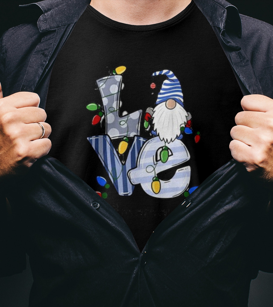 Love Mamaw Life Christmas Gnome Xmas Family T-Shirt