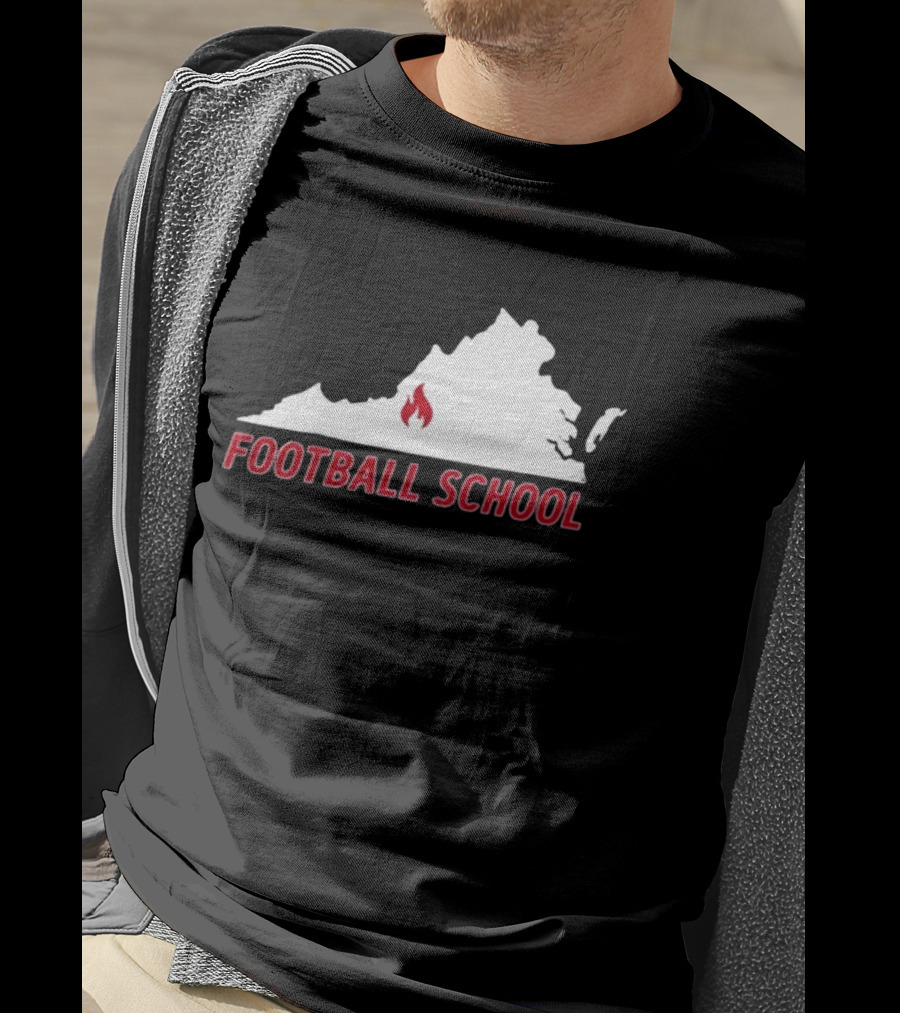 Virginia Fire Football School T-Shirt