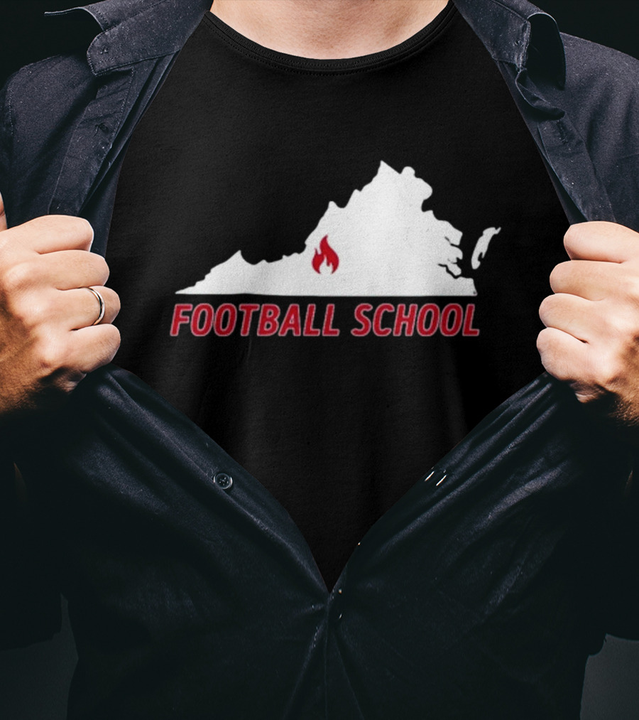 Virginia Fire Football School T-Shirt