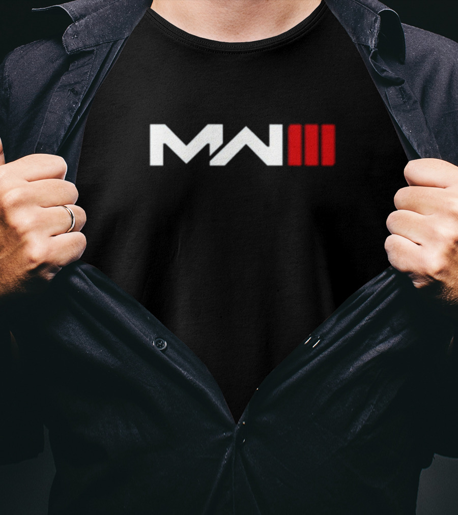 Deaf David MWIII Bold White T-Shirt