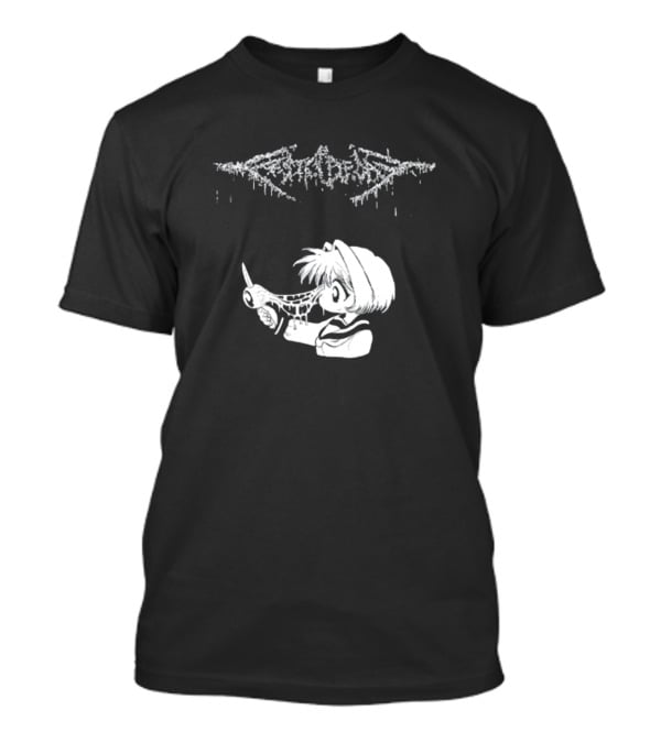 Festerdecay Sick Vintage Horror Manga Style Character T-Shirt
