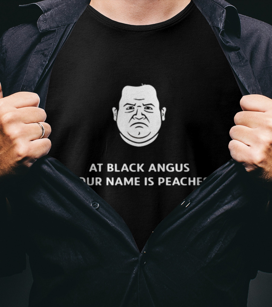 Patton Oswalt Face At Black Angus Your Name Is Peaches T-Shirt