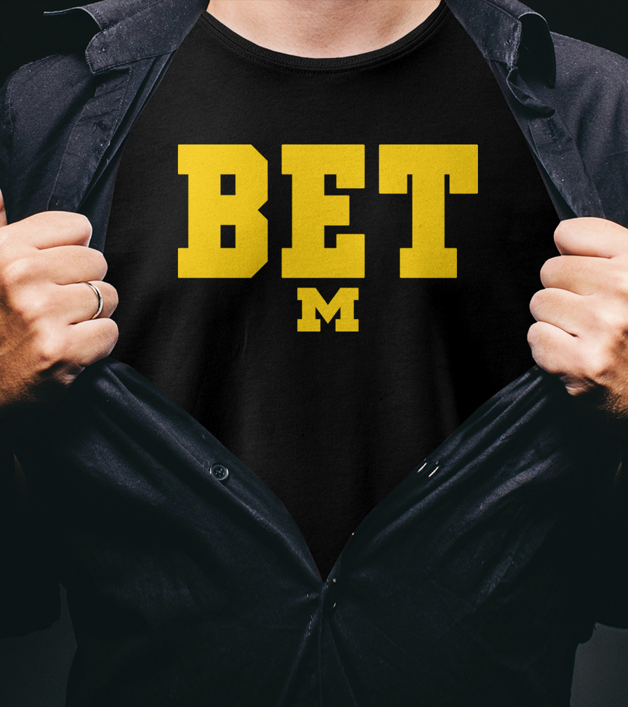 BET M Michigan Football T-Shirt