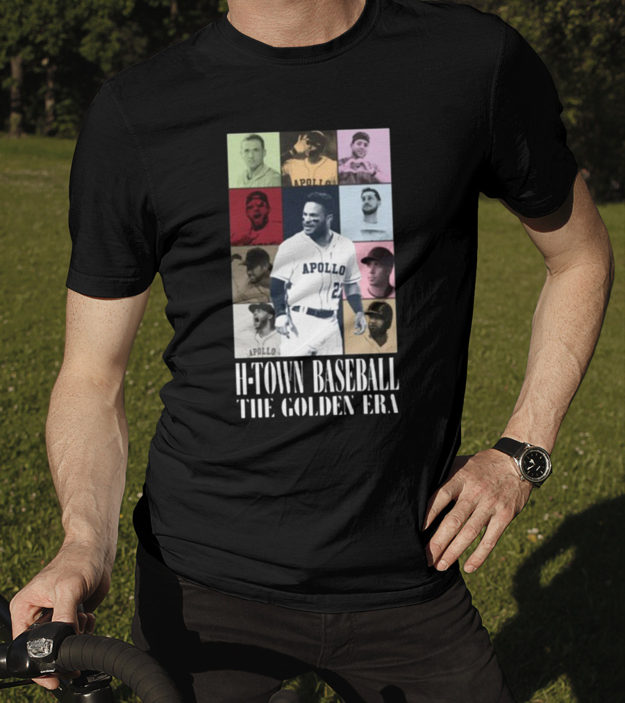 Apollohou H-Town Baseball The Golden Era Apollo Collection T-Shirt