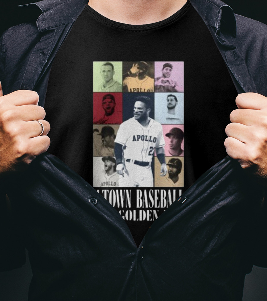 Apollohou H-Town Baseball The Golden Era Apollo Collection T-Shirt