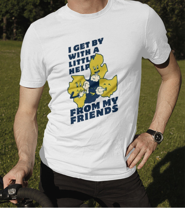 Thicc Van Exel I Get By With A Little Help From My Friends State Characters T-Shirt