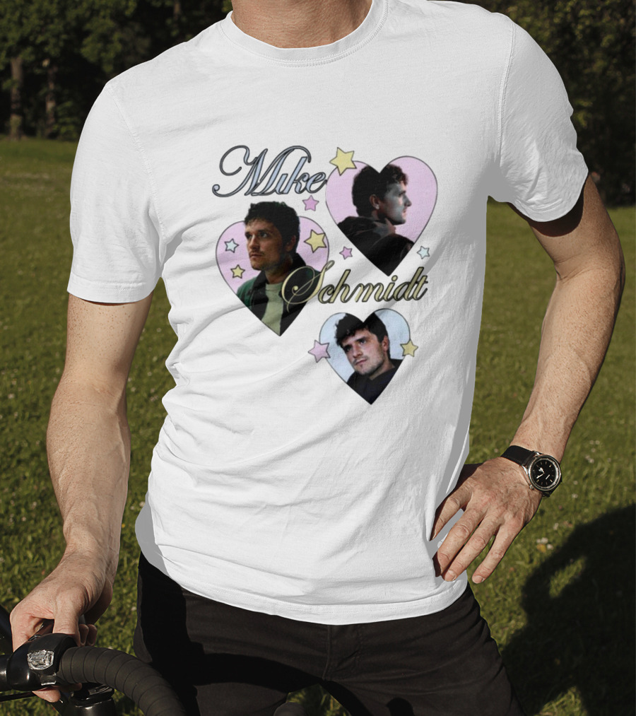 Mike Schmidt Mustardyard Press Shop Stars Hearts T-Shirt