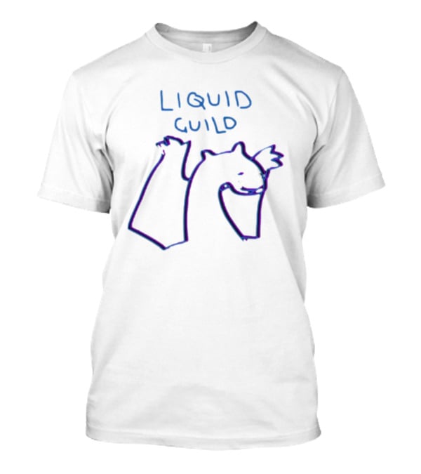 Liquid Guild Playful Creature Outline T-Shirt