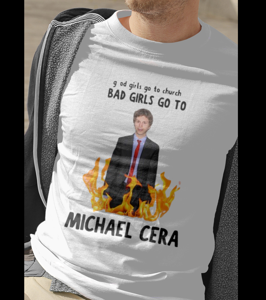 Bad Girls Go To Michael Cera Flame Suit T-Shirt