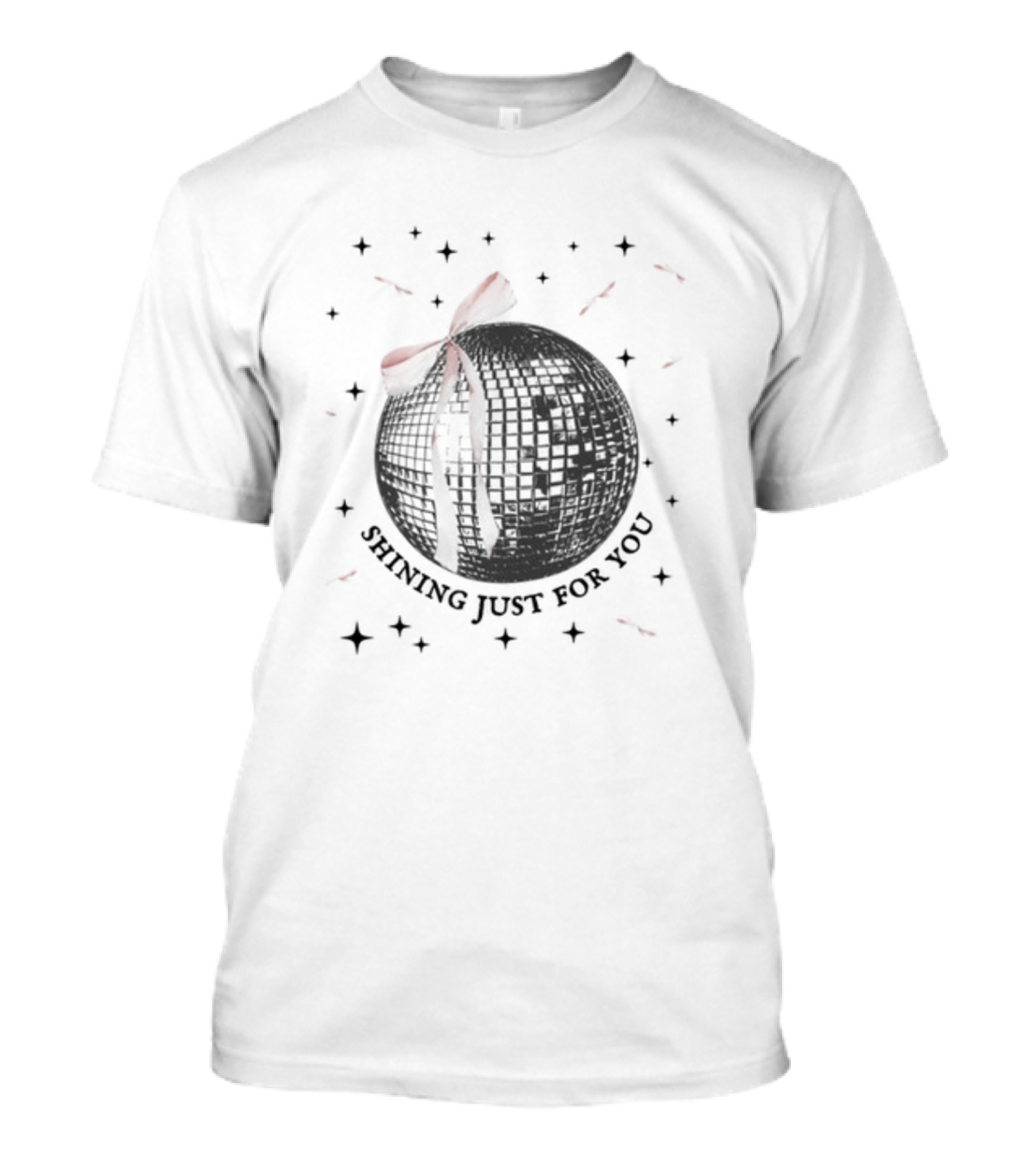 Shining Just For You Disco Ball Stars T-Shirt