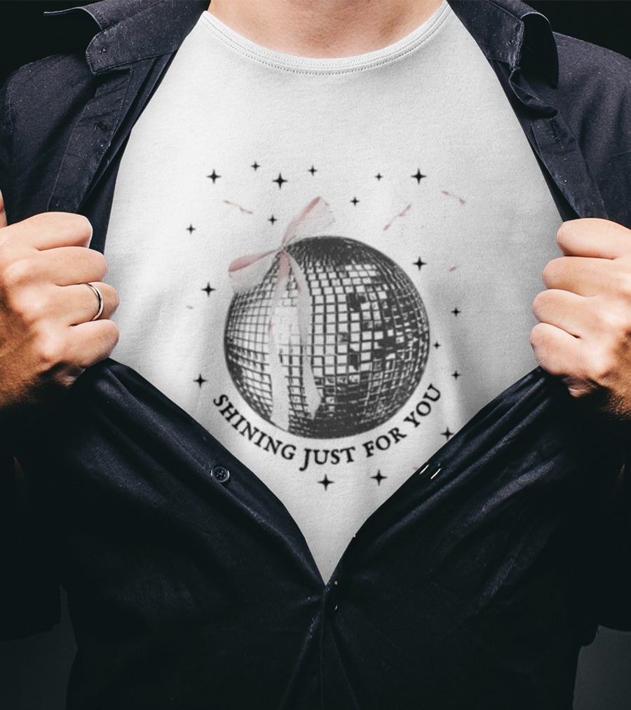 Shining Just For You Disco Ball Stars T-Shirt
