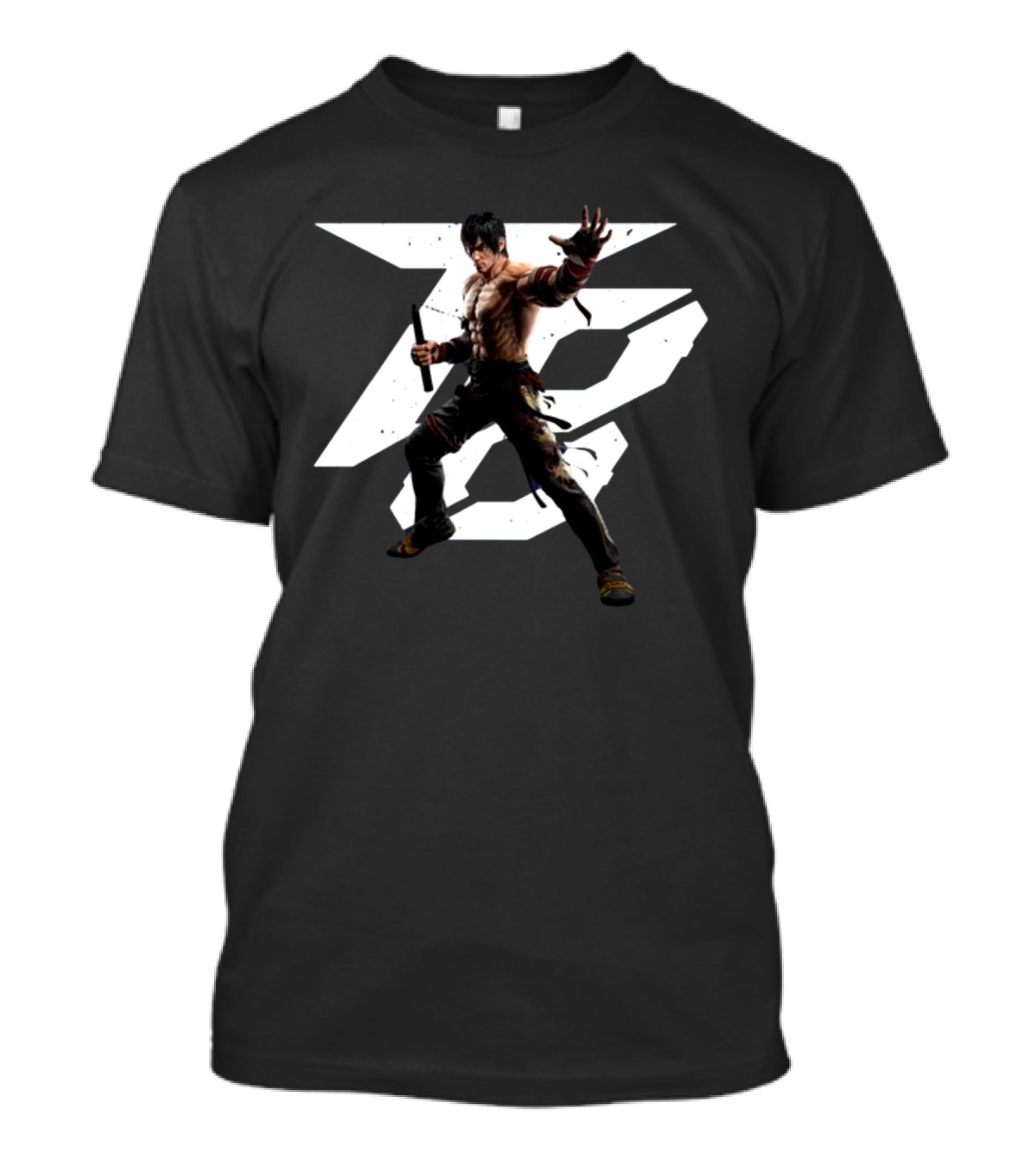 Tekken 8 Law Character Art With Iconic T-Shirt