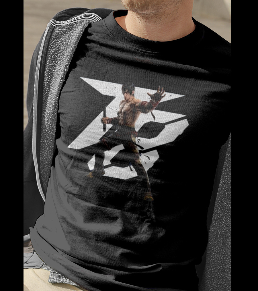 Tekken 8 Law Character Art With Iconic T-Shirt
