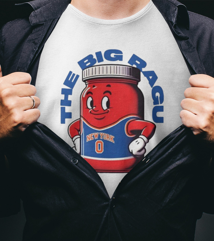 The Big Ragu New York 0 Cartoon Jar T-Shirt