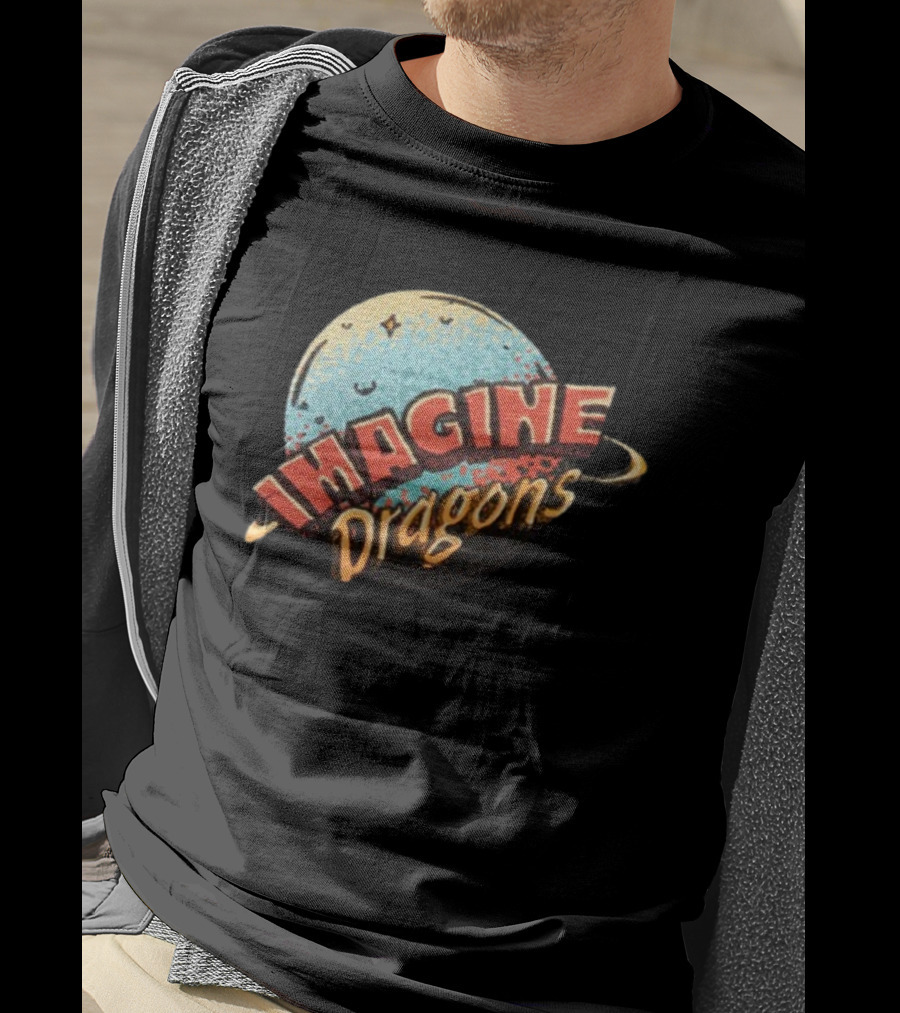 Imagine Dragons Retro Planet T-Shirt