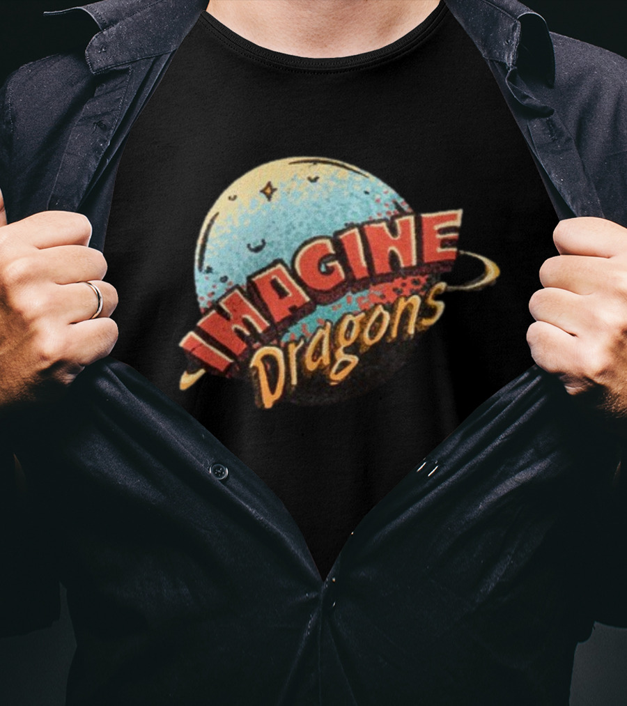 Imagine Dragons Retro Planet T-Shirt