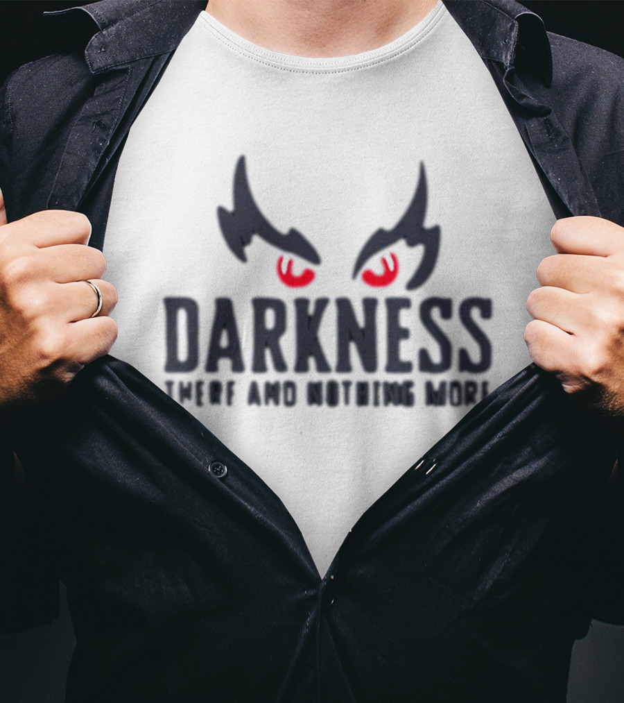 Lamar Jackson Darkness There And Nothing More Red Eyes T-Shirt
