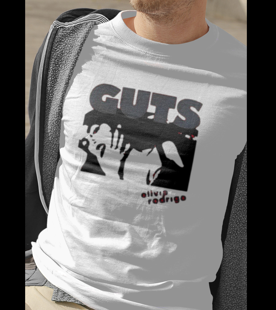 Guts Red Glittering Shadowy T-Shirt