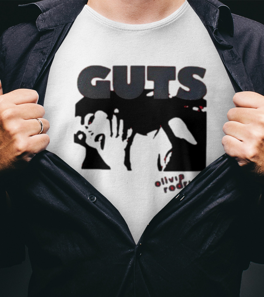 Guts Red Glittering Shadowy T-Shirt