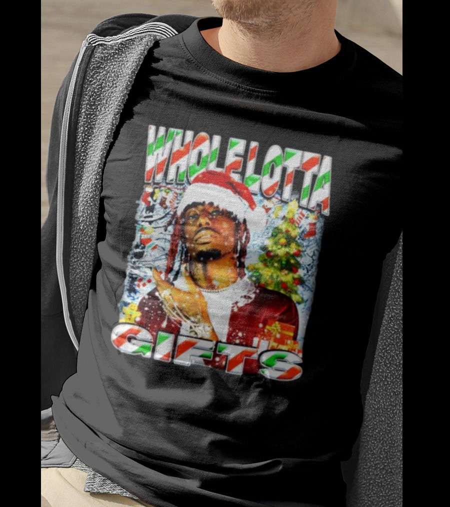 Whole Lotta Gifts Christmas Santa T-Shirt