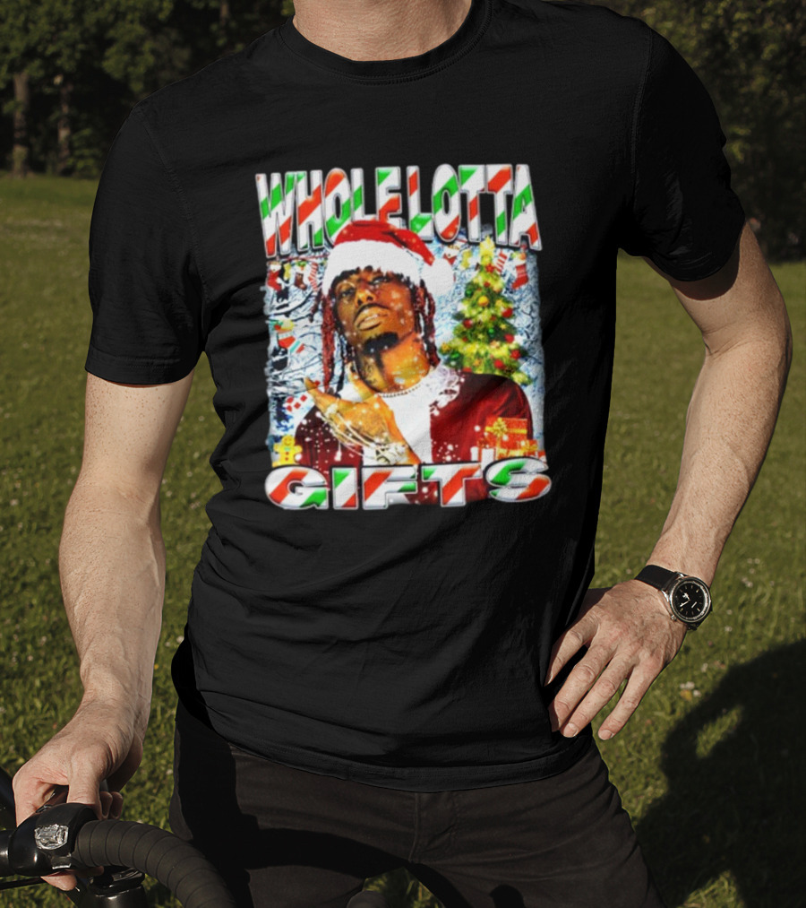 Whole Lotta Gifts Christmas Santa T-Shirt