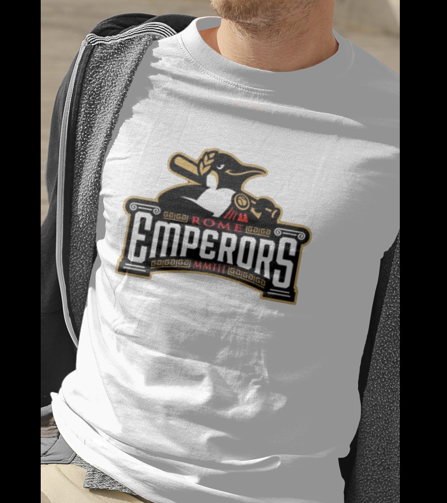 Rome Emperors Baseball MMIII Penguin T-Shirt
