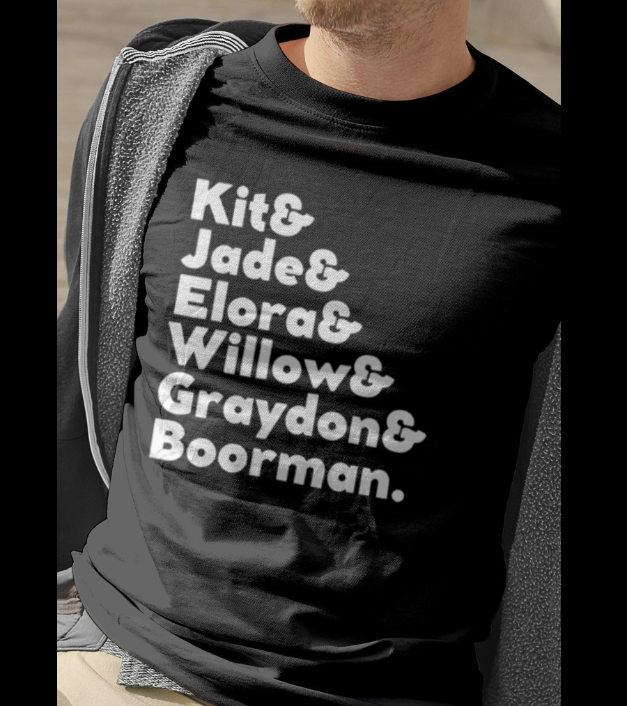 Kit Jade Elora Willow Graydon Boorman Willow TV Show Character List T-Shirt
