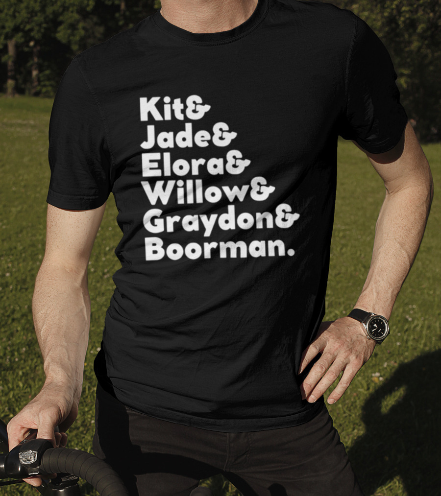 Kit Jade Elora Willow Graydon Boorman Willow TV Show Character List T-Shirt