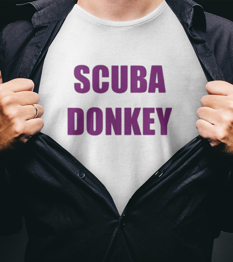 ICarly Scuba Donkey Purple Text T-Shirt