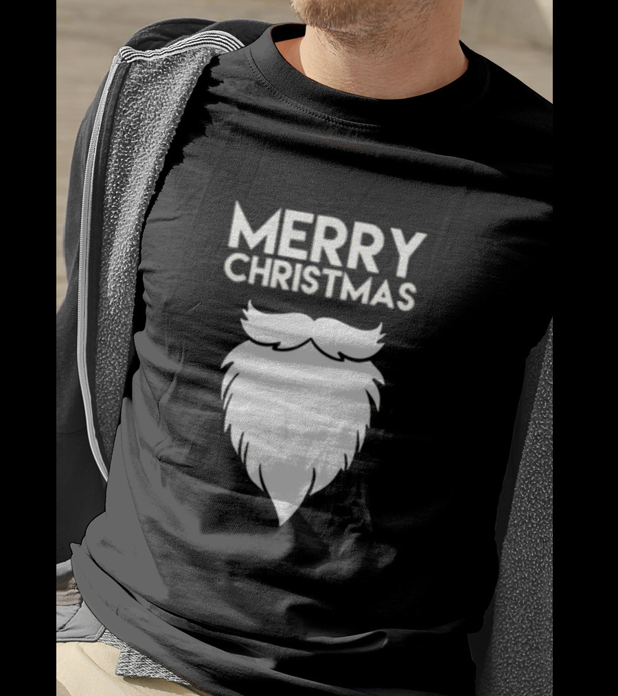 Merry Christmas Santa Beard T-Shirt
