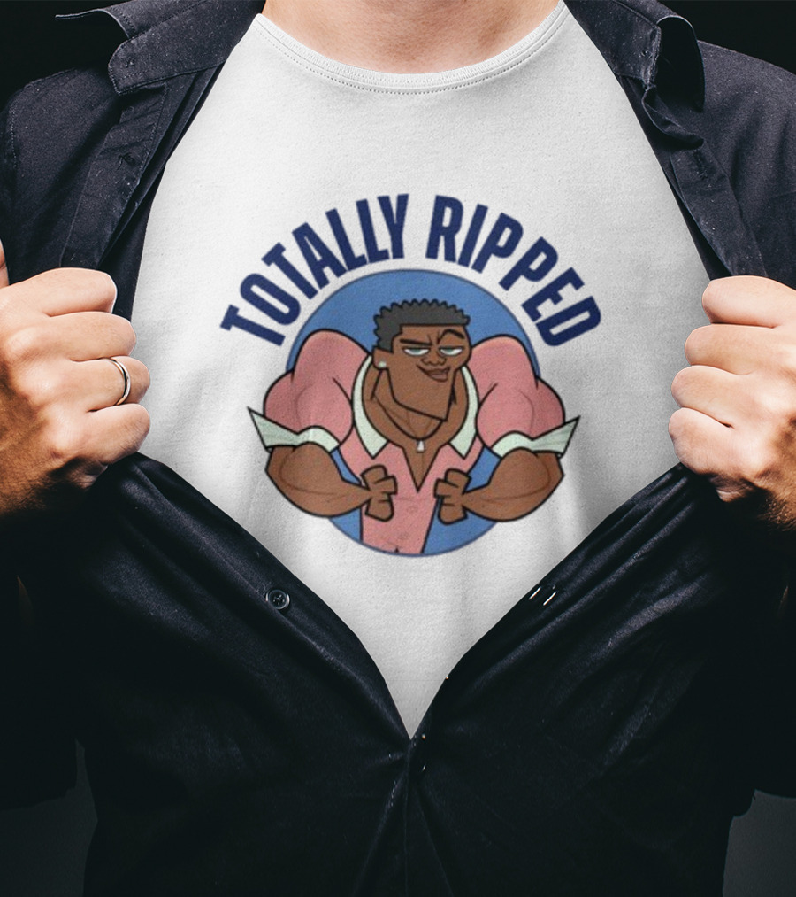 Total Drama Island Character Flexing Muscles Totally Ripped T-Shirt