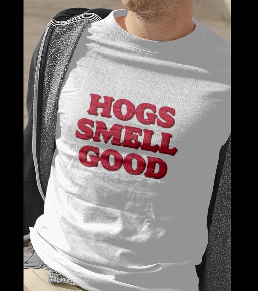 Hogs Smell Good Arkansas Razorbacks Danyelle Musselman T-Shirt