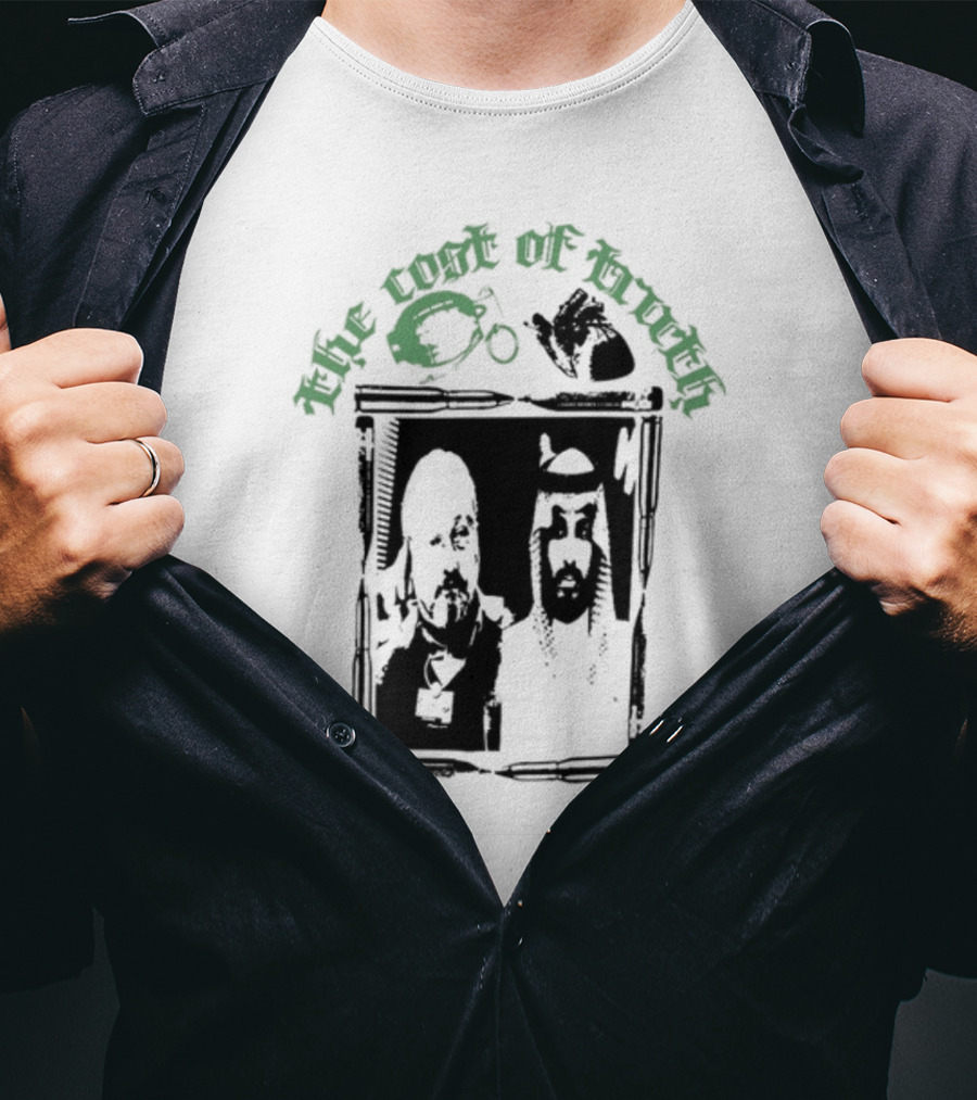 The Cost Of Truth Newspaper Collage T-Shirt