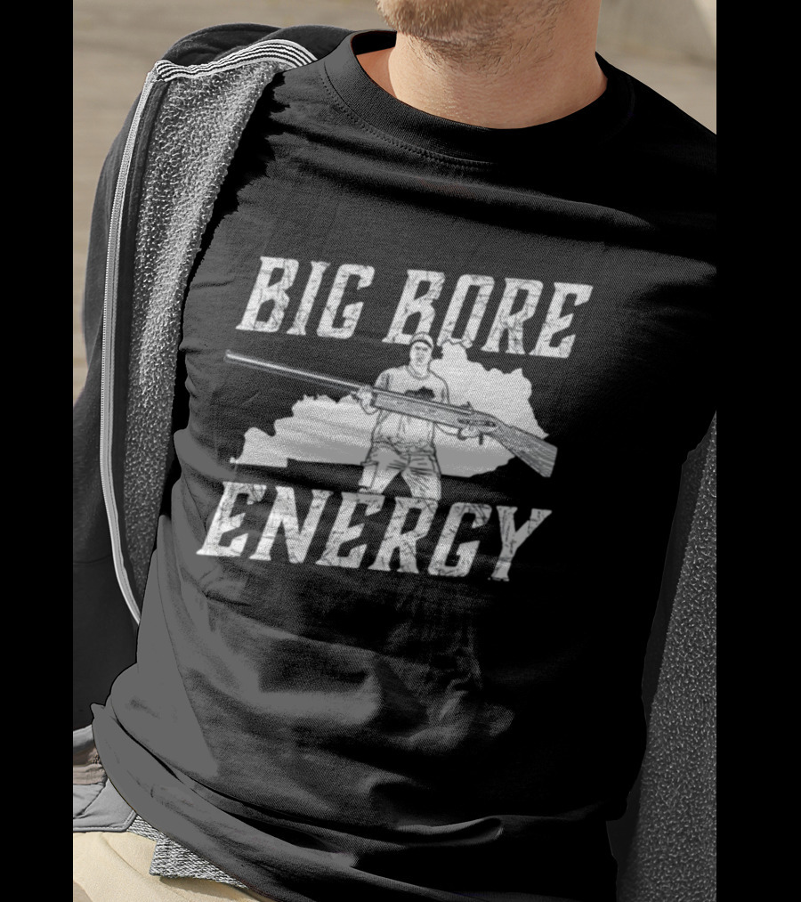Big Bore Energy Forester Rifle Silhouette Kentucky State Outline T-Shirt