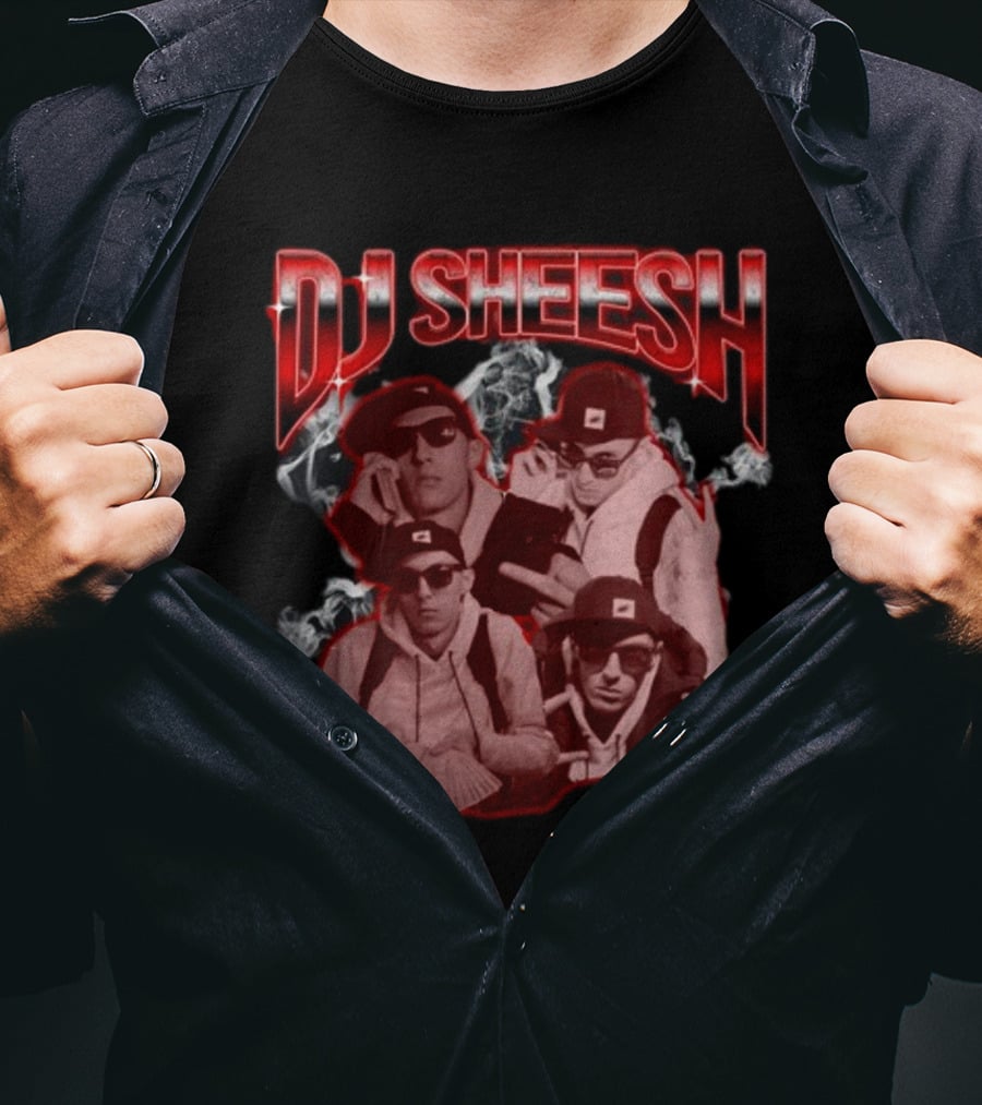 DJ Sheesh Cyclops Streetwear Vibes With Smoke Effects T-Shirt