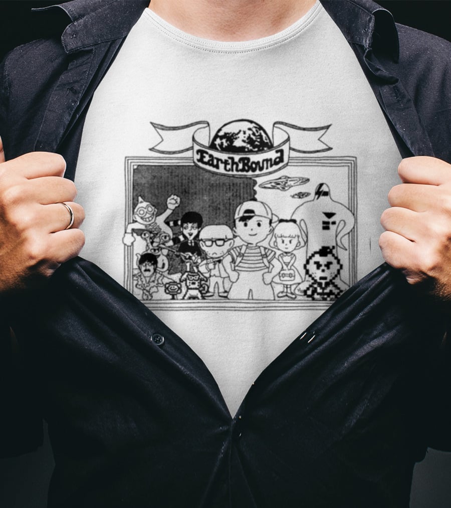 EarthBound Characters And Iconic Imagery Compilation T-Shirt