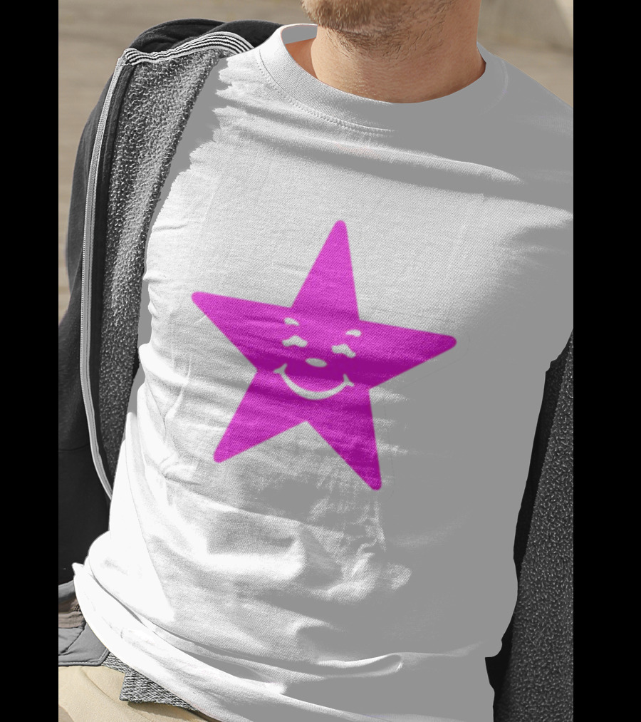 Austin Babbitt Asspizza Smiling Star Pink T-Shirt