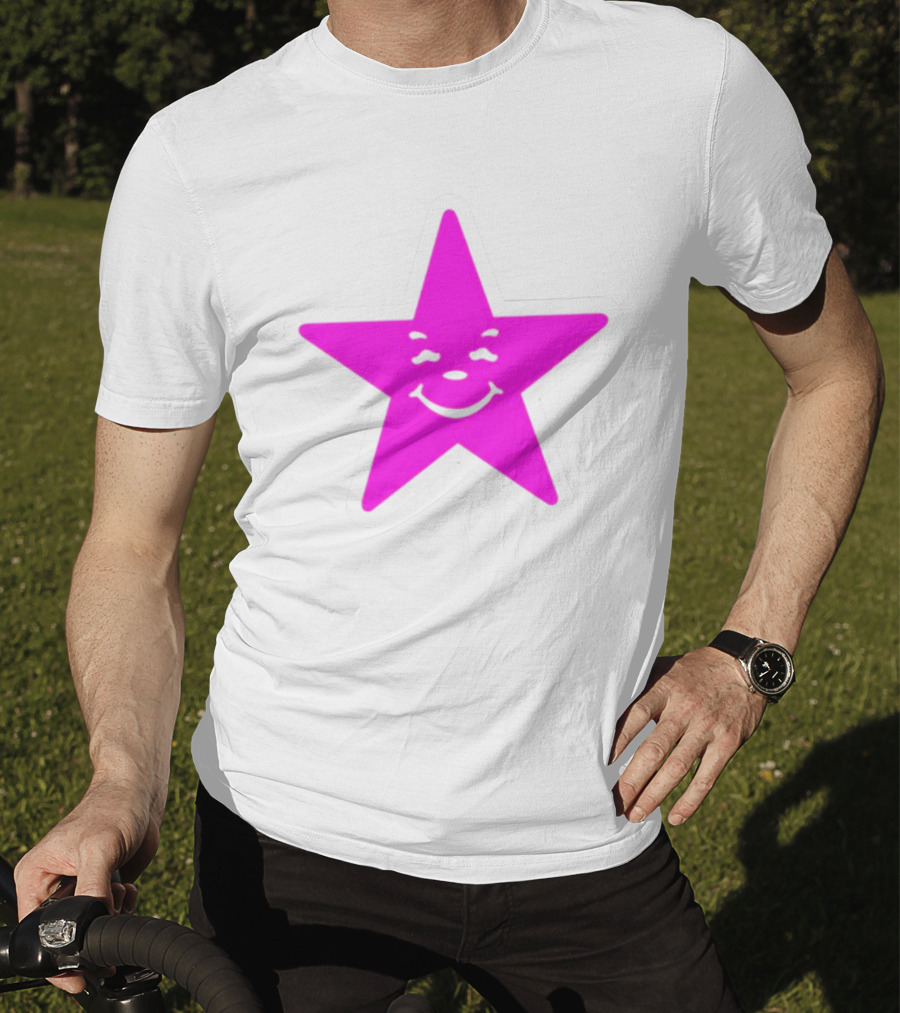 Austin Babbitt Asspizza Smiling Star Pink T-Shirt