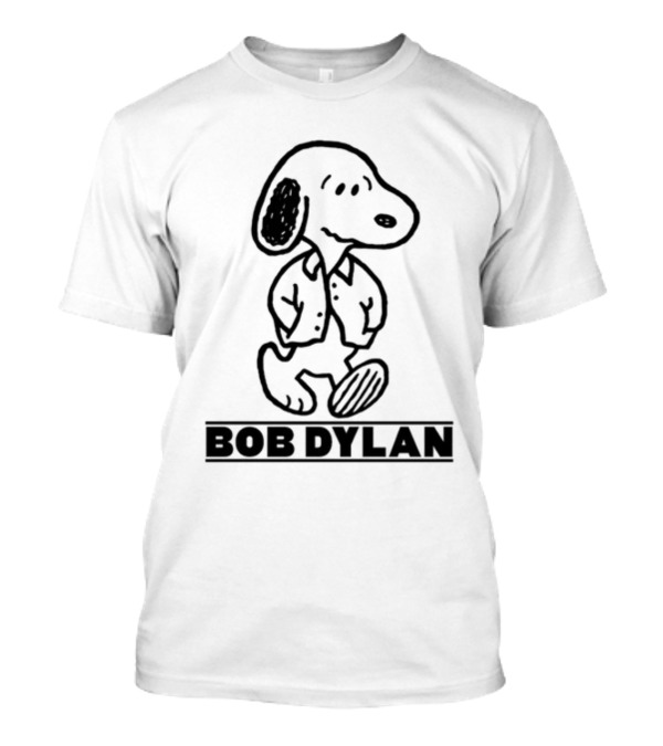 Stereospectralprints Bob Dylan Snoopy Peanuts Character T-Shirt