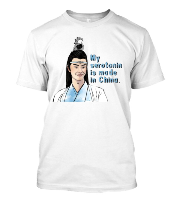 Yilingweiclan My Serotonin Is Made In China Character T-Shirt