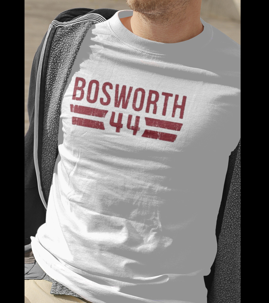 Bosworth 44 Distressed Stripes Retro Sports T-Shirt