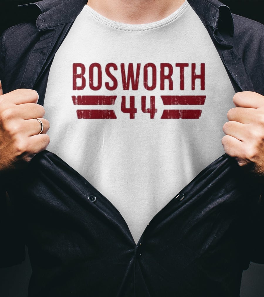 Bosworth 44 Distressed Stripes Retro Sports T-Shirt