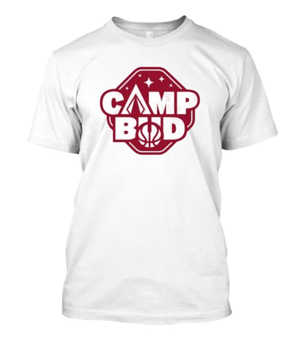 CAMP BUD Basketball Tent And Stars T-Shirt