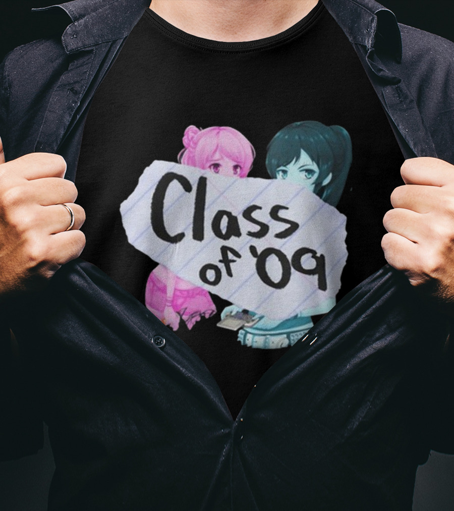 Class Of '09 Elsie Lovelock Color Girl Anime Style Duo T-Shirt